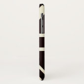 黒いイギリス旗の覆い Case-Mate iPhoneケース (裏面/左)