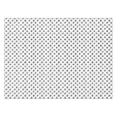 黒いインクは十字パターンをかき立てます テーブルクロス (正面(横))