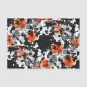 黒いインク及びケシパターン + あなたのbackgr。 及びアイディア 薄葉紙 (正面)