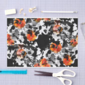 黒いインク及びケシパターン + あなたのbackgr。 及びアイディア 薄葉紙 (クラフト)