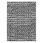 黒いインク打撃の木パターン テーブルクロス (正面)