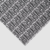 黒いインク打撃の木パターン 薄葉紙 (詳細)