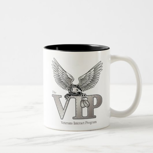 黒いインテリアが付いているVIPのコーヒー・マグ ツートーンマグカップ (右)