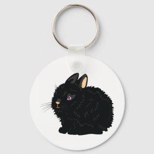 黒いウサギKeychain キーホルダー