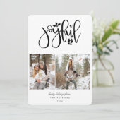 黒いエレガントうれしそうな写真 シーズンカード (スタンド正面)