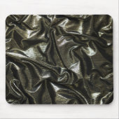 黒いエレガントサテンの顔の口 マウスパッド (正面)