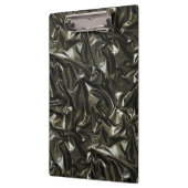 黒いエレガントサテンルックのクリップボード クリップボード (左)