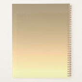 黒いエレガント写真ウェディングプランナー プランナー手帳 (裏面)