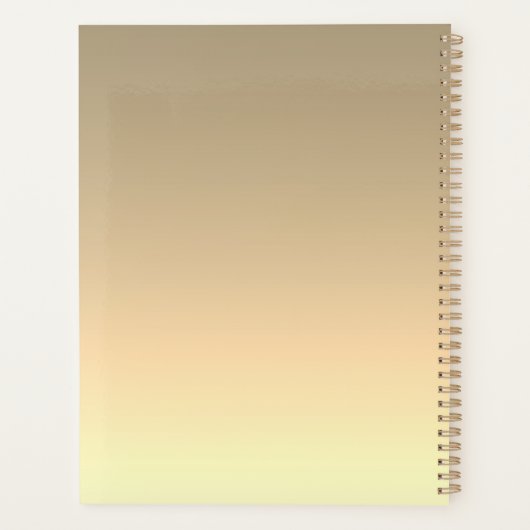 黒いエレガント写真ウェディングプランナー プランナー手帳 (裏面)