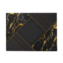 黒いエレガント背景の抽象芸術ラインアート