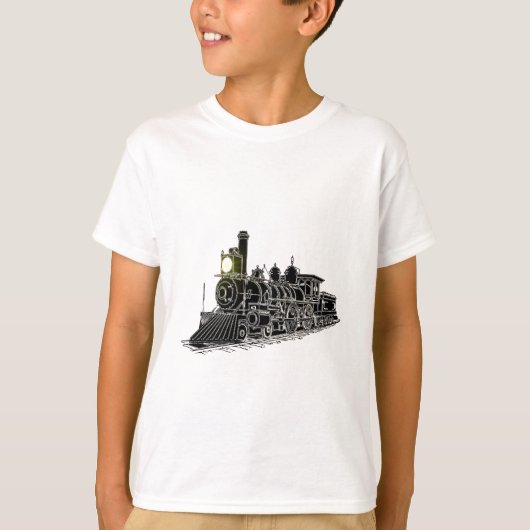 黒いエンジン Tシャツ (正面)