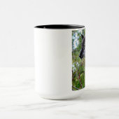 黒いオオカミのマグ マグカップ (中央)