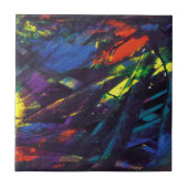 黒いオパール タイル (正面)