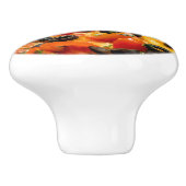 黒いオリーブのピザ セラミックノブ (側面)