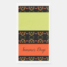 黒いオレンジと黄色