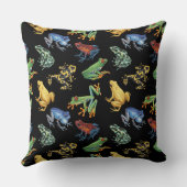 黒いカエル クッション (裏面)