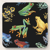 黒いカエル コースター (正面)