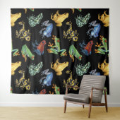 黒いカエル タペストリー (インサイチュ(横))