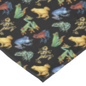 黒いカエル テーブルクロス (アングル)