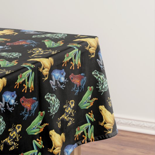 黒いカエル テーブルクロス (インサイチュ)