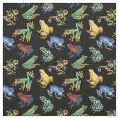 黒いカエル ファブリック (見本)