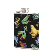 黒いカエル フラスク (左)