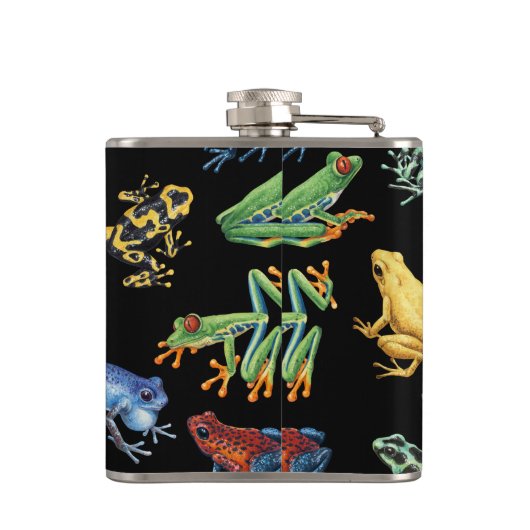 黒いカエル フラスク (裏面)