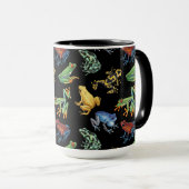 黒いカエル マグカップ (正面右)