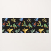 黒いカエル ヨガマット (裏面(横))