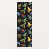 黒いカエル ヨガマット (正面)