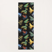 黒いカエル ヨガマット (裏面)