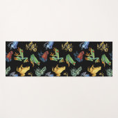 黒いカエル ヨガマット (正面(横))