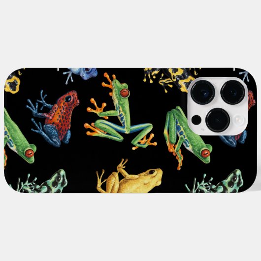 黒いカエル Case-Mate iPhoneケース (裏面 (横))