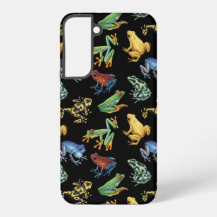 黒いカエル SAMSUNG GALAXY S22+ケース