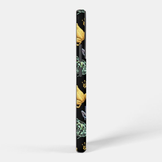 黒いカエル SAMSUNG GALAXYケース (右側面)