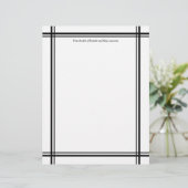 黒いカスタムひな形(署名見出し付き)文字 (スタンド正面)