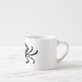 黒いカニ エスプレッソカップ (右)