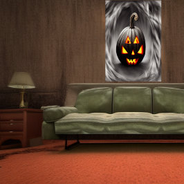 黒いカボチャ | AIアートポスター ポスター