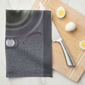 黒いカメラ キッチンタオル (四つ折り)