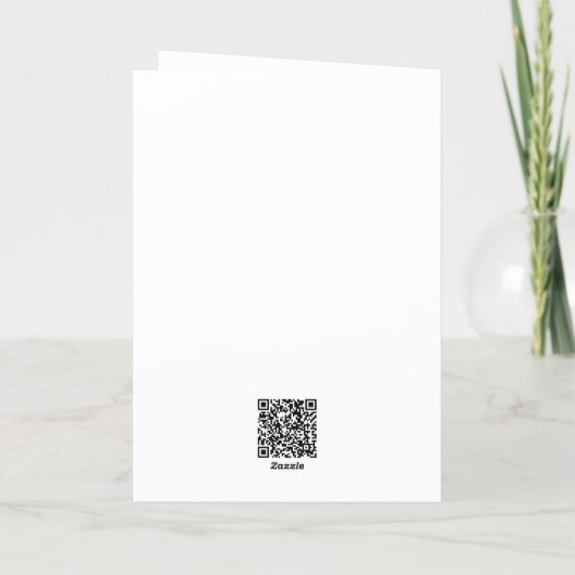 黒いカラスとニャーリ日本のカエデの木 カード (裏面)