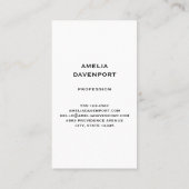 黒いカラスと花ゴシックデザイン 名刺 (裏面)