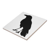 黒いカラスのタイル3 タイル (側面)