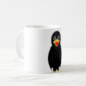 黒いカラスのマグ コーヒーマグカップ (正面左)