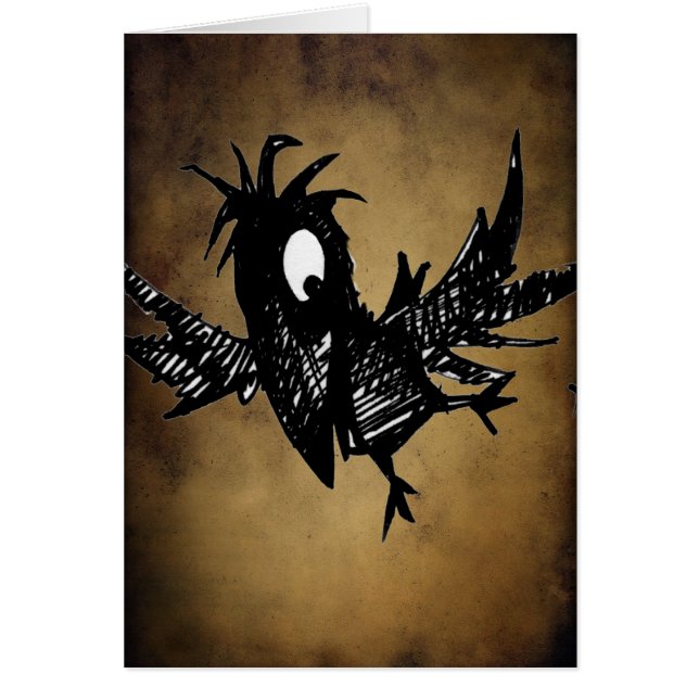 黒いカラス (正面)