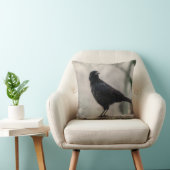 黒いカラス クッション (椅子)