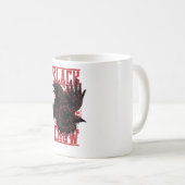黒いカラス コーヒーマグカップ (正面右)
