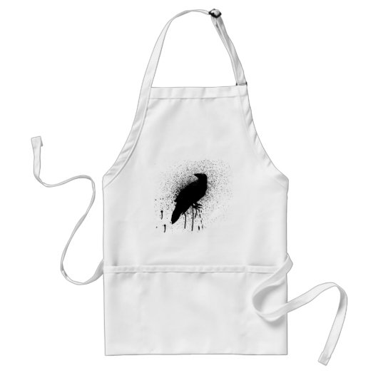 黒いカラス スタンダードエプロン (正面)