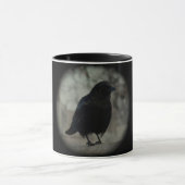 黒いカラス マグカップ (中央)