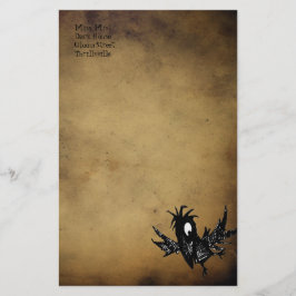 黒いカラス 便箋