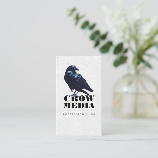黒いカラス 名刺 (スタンド正面)